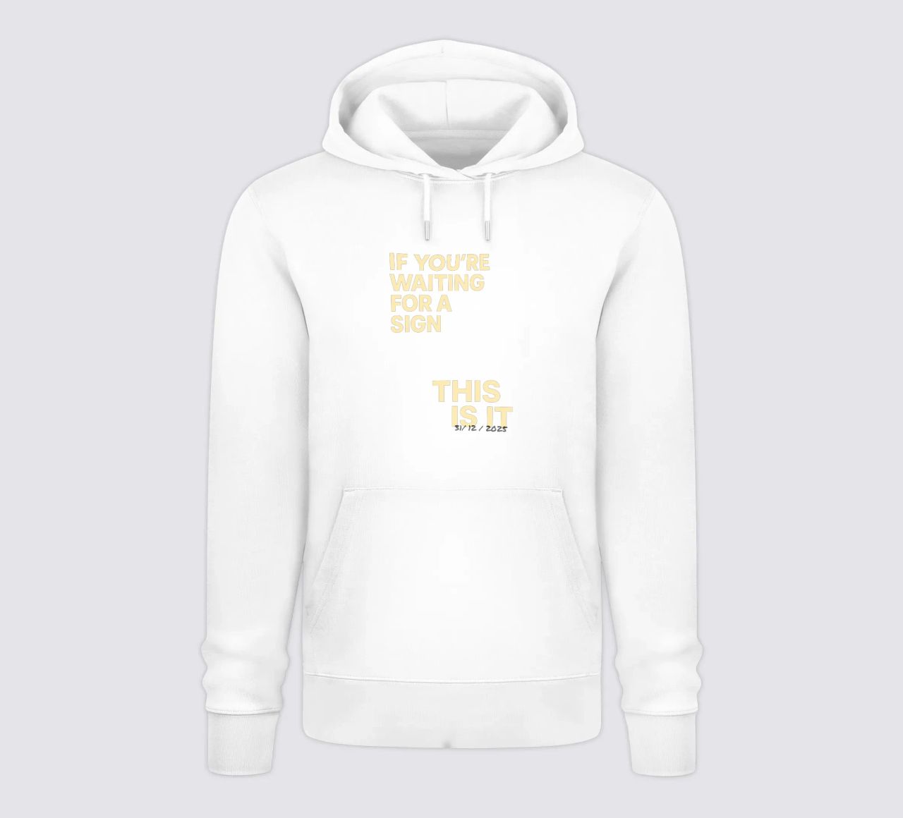 Manifesto "This Is It" - datato individualmente felpa con cappuccio da FRAMELY