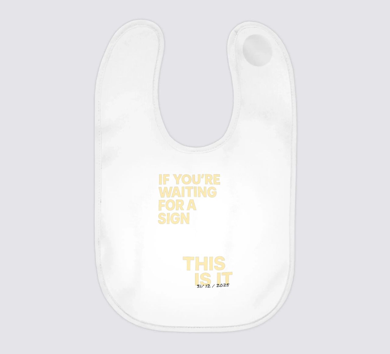 Manifesto "This Is It" - datato individualmente bavaglino da FRAMELY