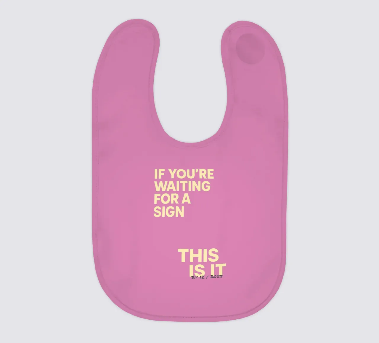 Manifesto "This Is It" - datato individualmente bavaglino da FRAMELY