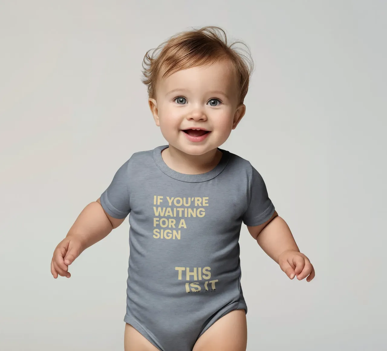 Statement poster "This Is It" - individually dated body bébé de FRAMELY