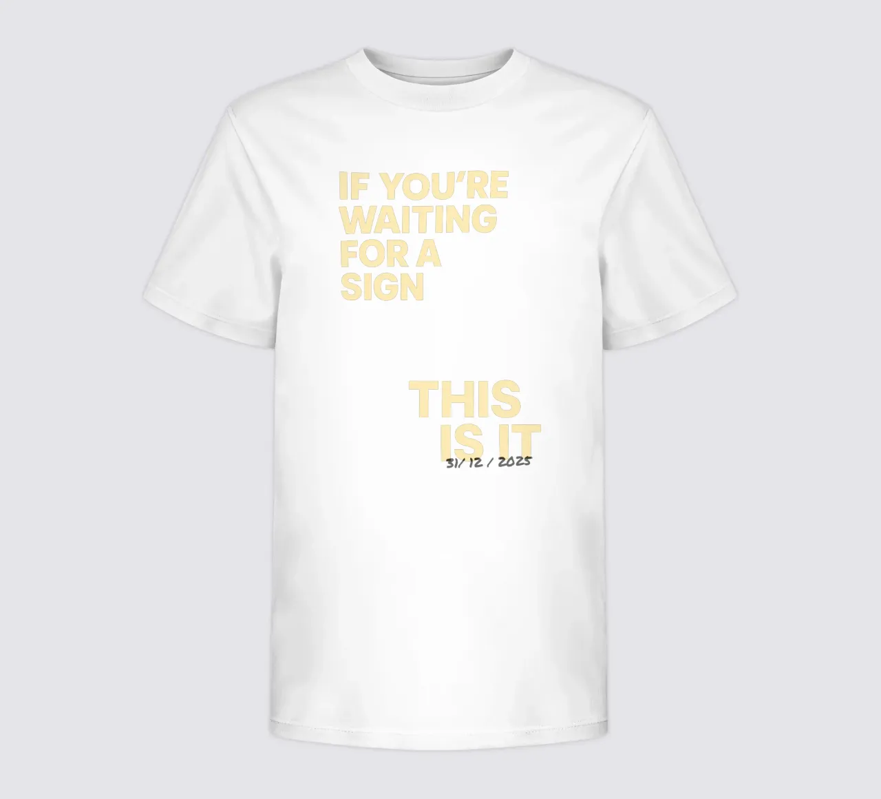 Manifesto "This Is It" - datato individualmente t-shirt bambini da FRAMELY