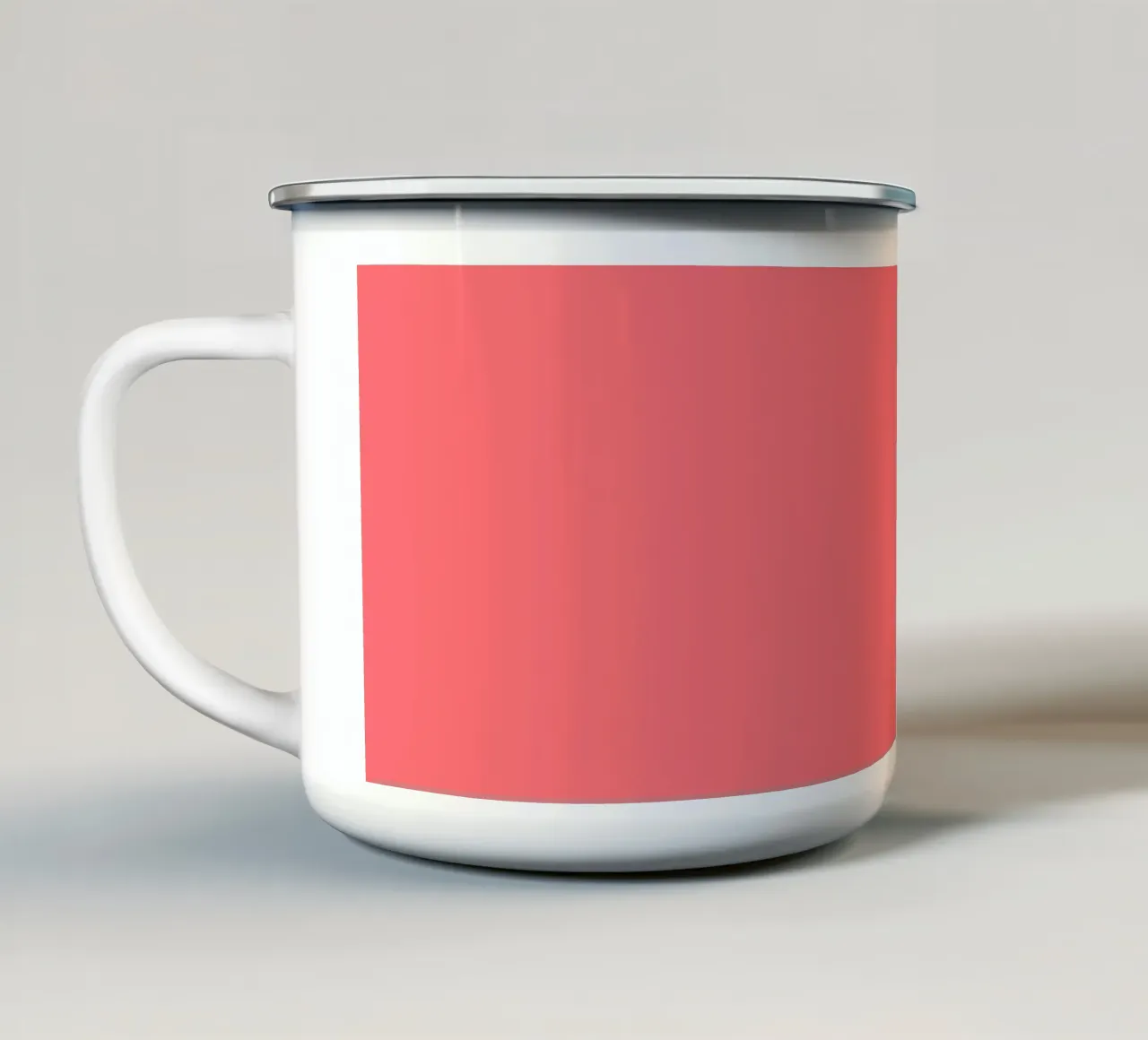 Statement-Poster „This Is It“ – individuell datiert Emaille Tasse von FRAMELY