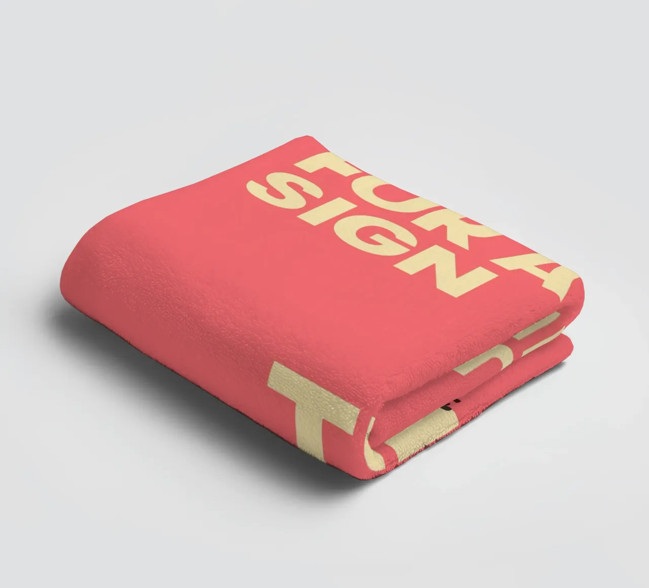 Statement poster "This Is It" - individually dated towel by FRAMELY