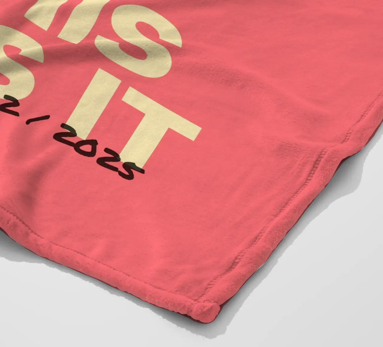 Manifesto "This Is It" - datato individualmente coperta in pile da FRAMELY