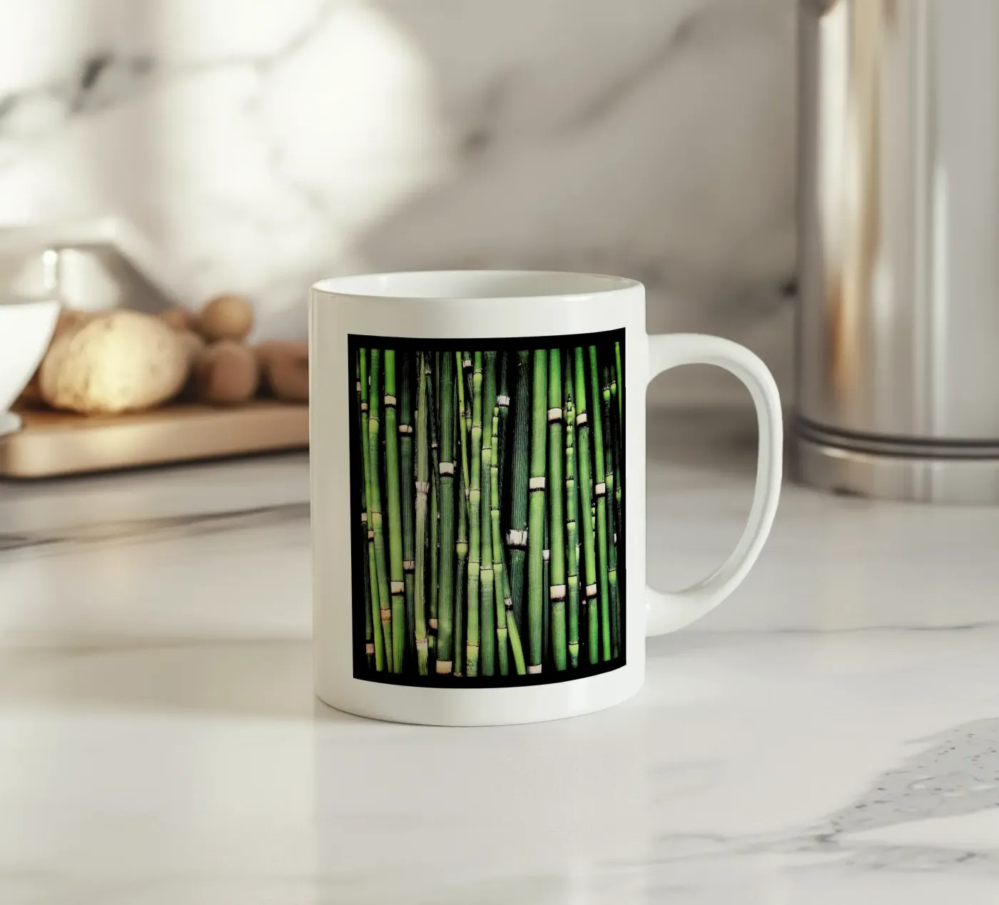 Jungle ceramic mug by Ballack Art House
