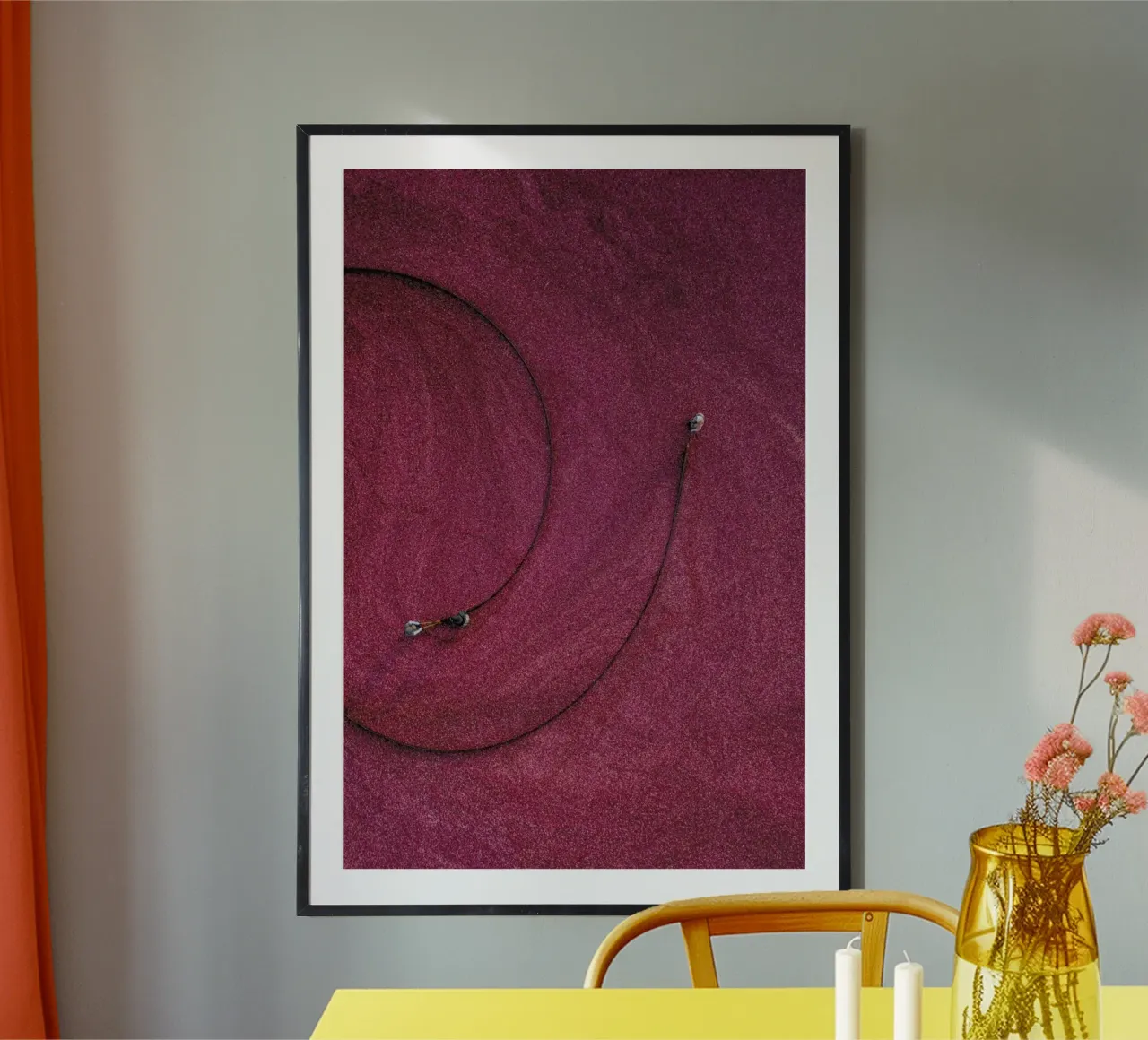 Cranberries I poster con telaio in alluminio da METROPOLIS
