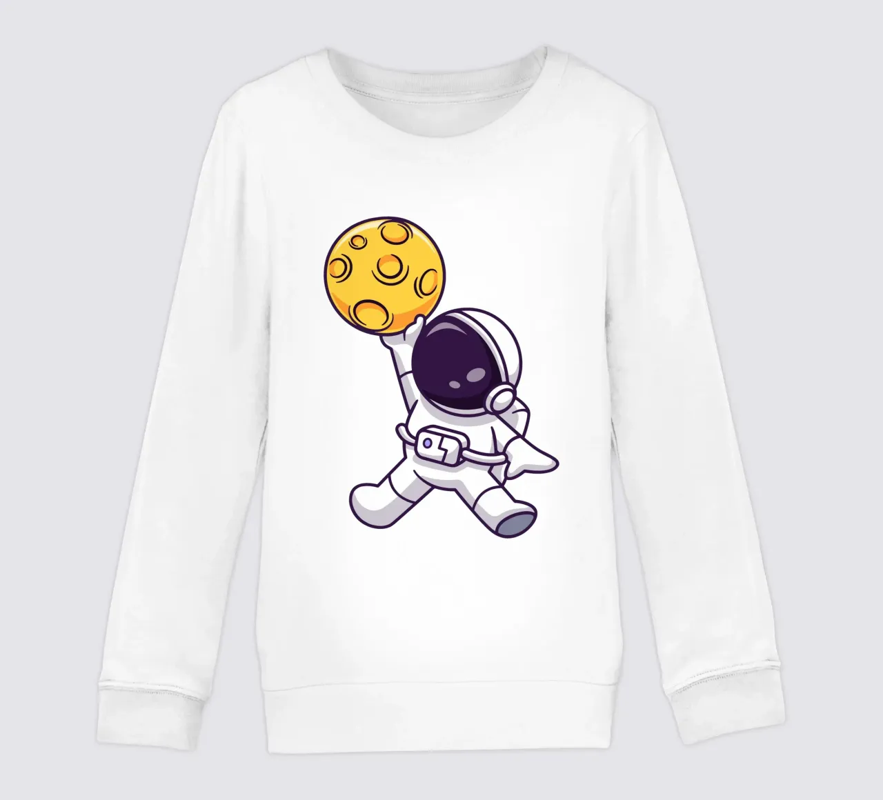 Carino l'astronauta che gioca a basket sulla luna felpa bambino da brockcon Shop