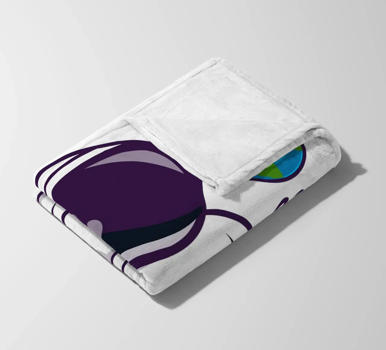 Carino l'astronauta che gioca a palla con la terra e la luna coperta in pile da brockcon Shop