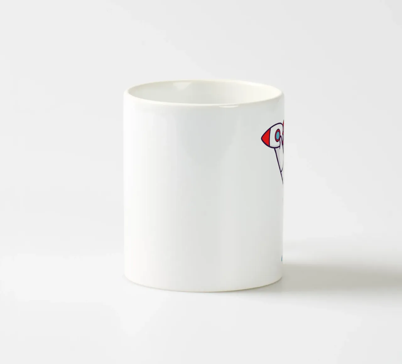Carino l'astronauta che gioca con il razzo tazza in ceramica da brockcon Shop