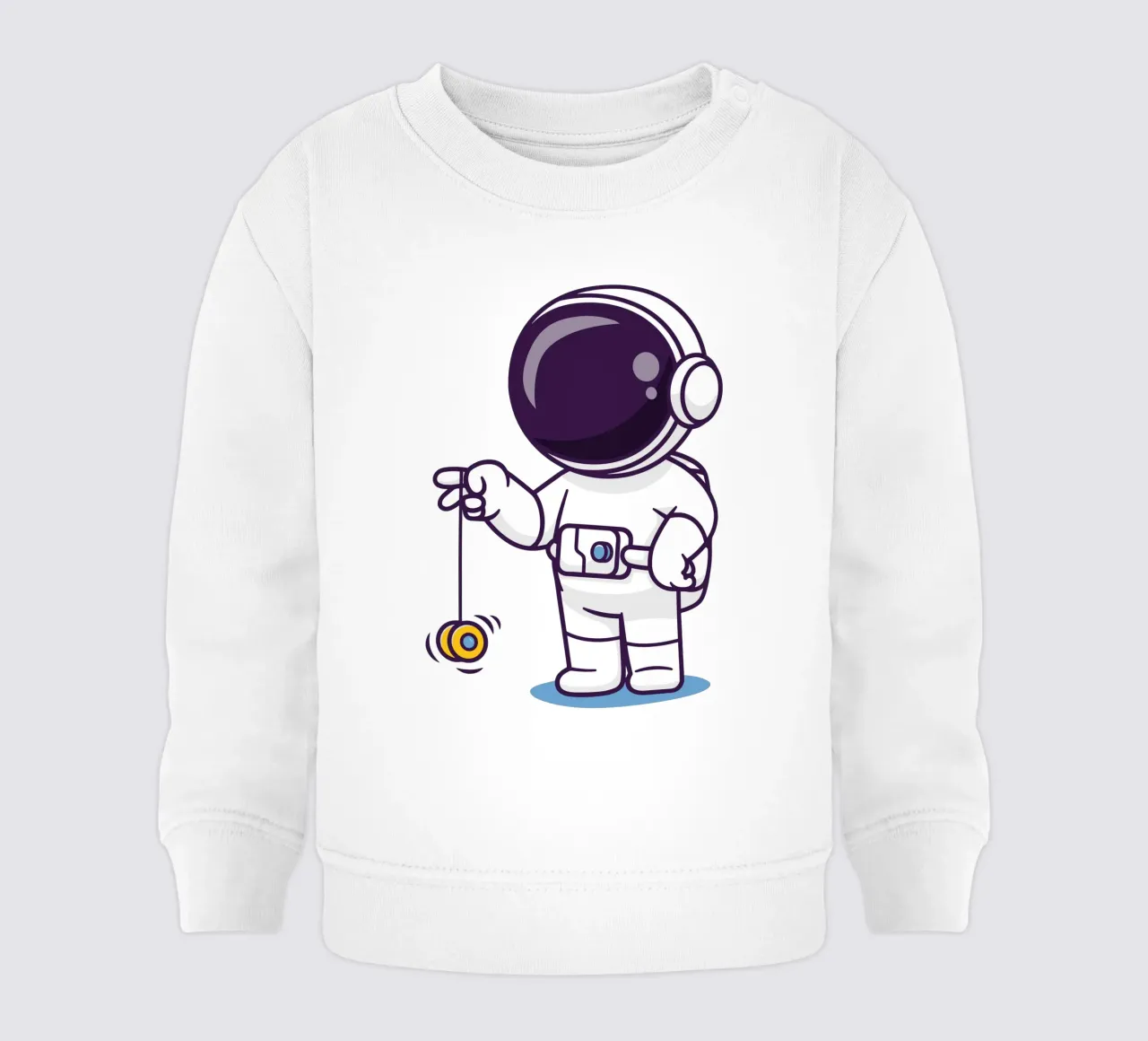 Astronauta carino che gioca a yoyo felpa neonato da brockcon Shop