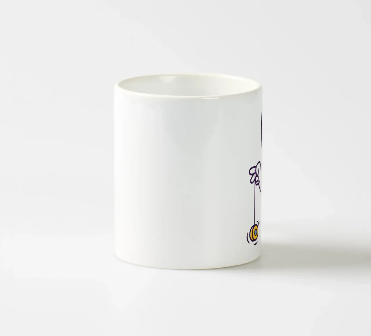 Astronauta carino che gioca a yoyo tazza in ceramica da brockcon Shop
