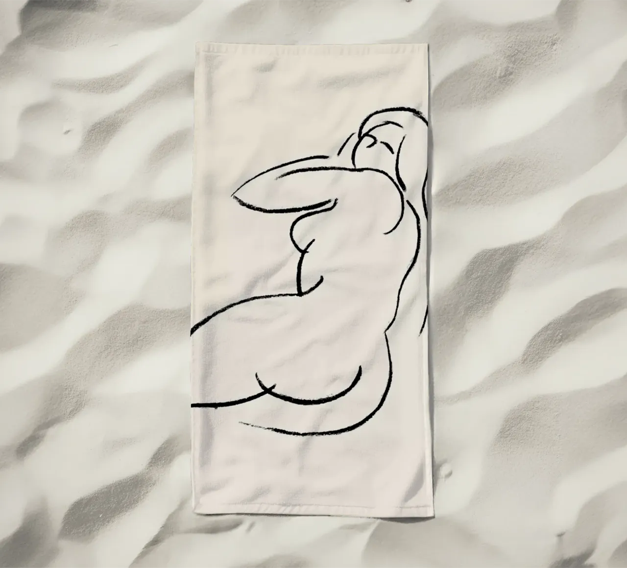 Reclined telo mare da Graphite