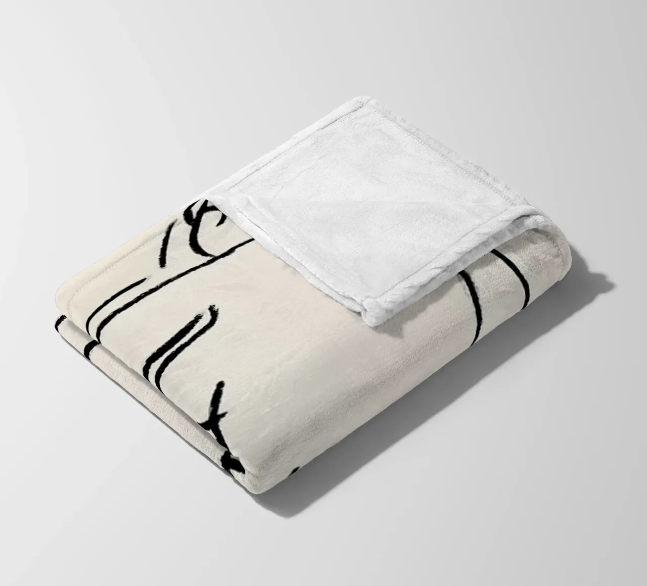 Reclined fleece blanket by Graphite