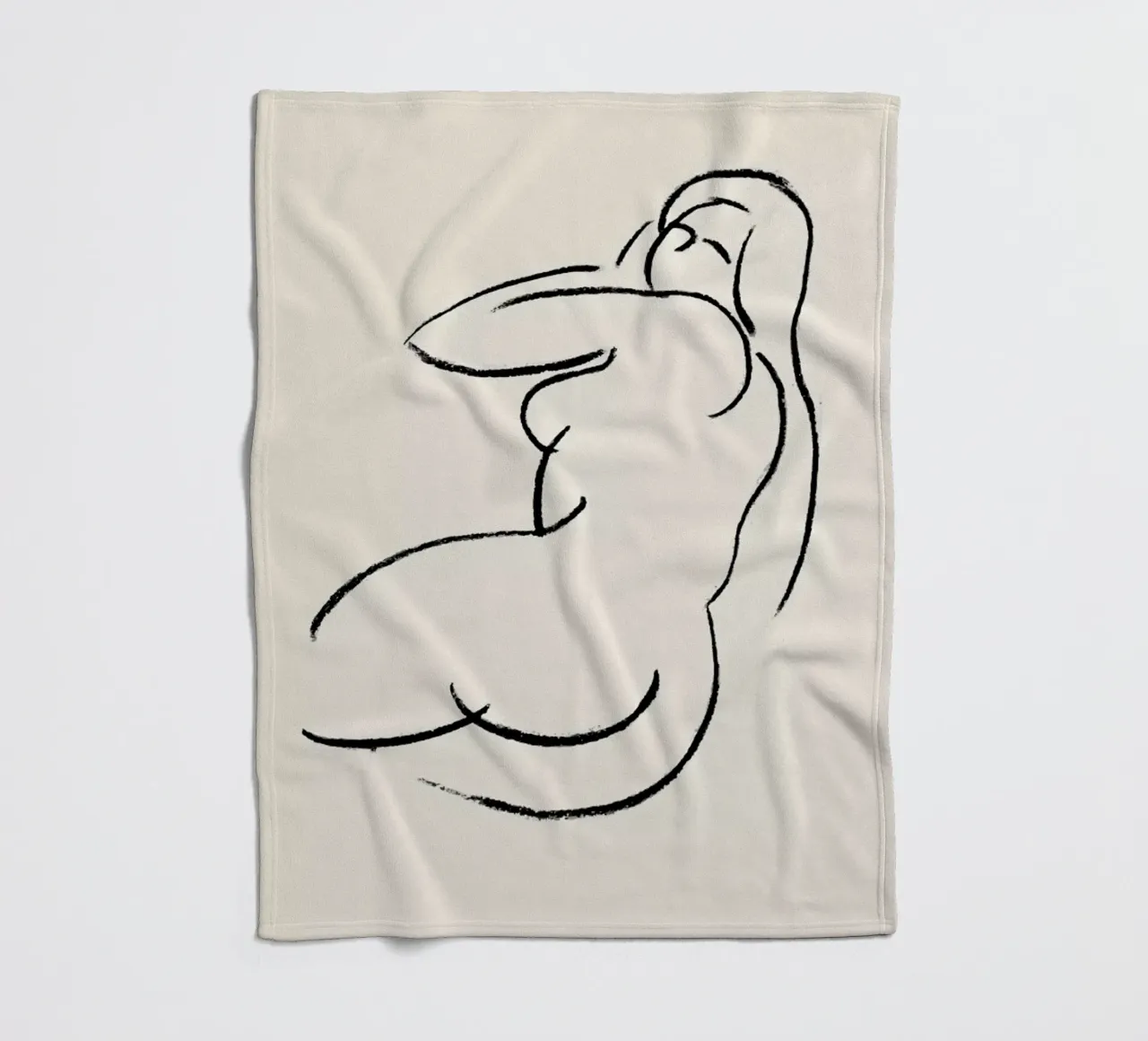 Reclined fleece blanket by Graphite