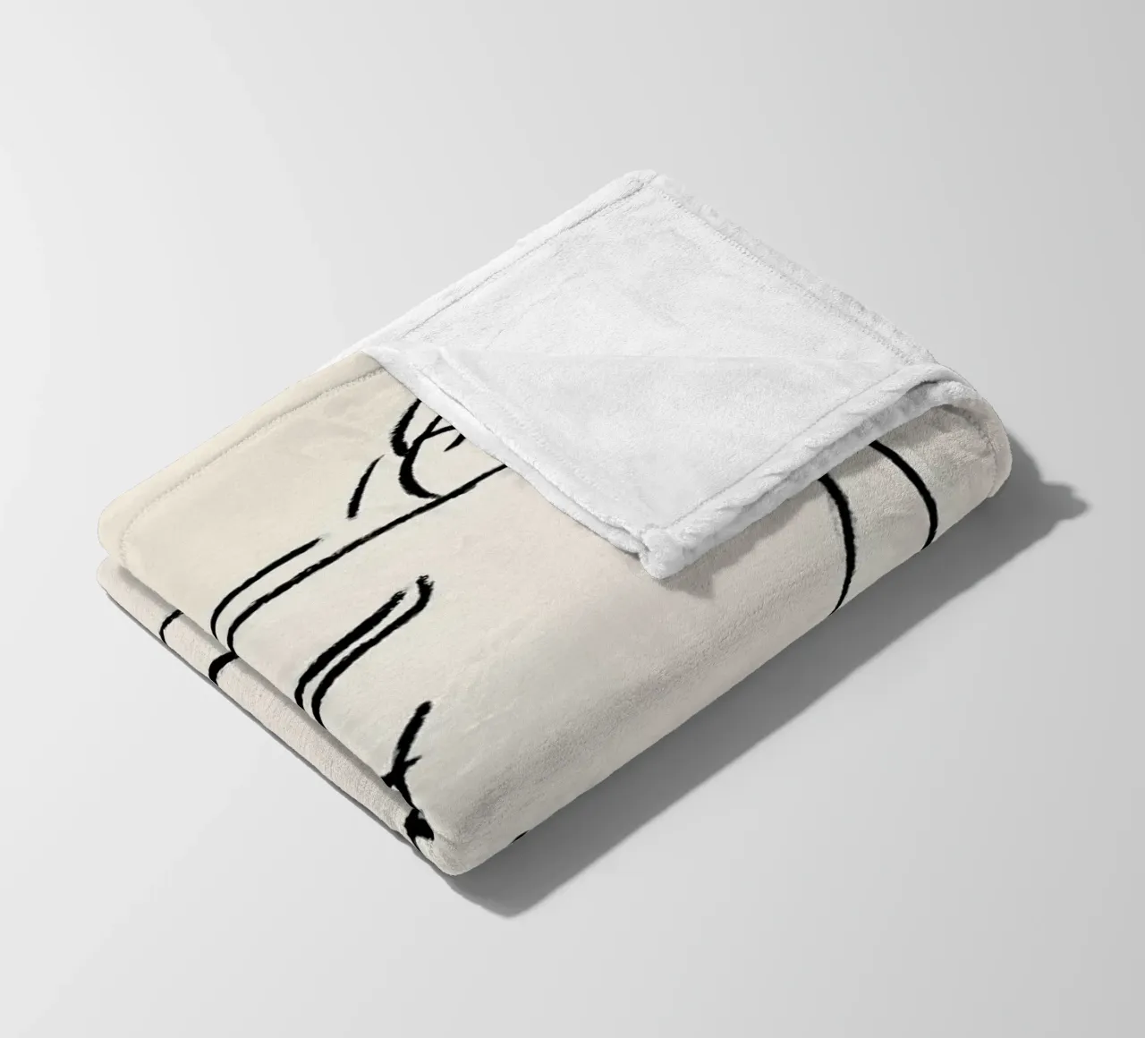 Reclined fleece blanket by Graphite