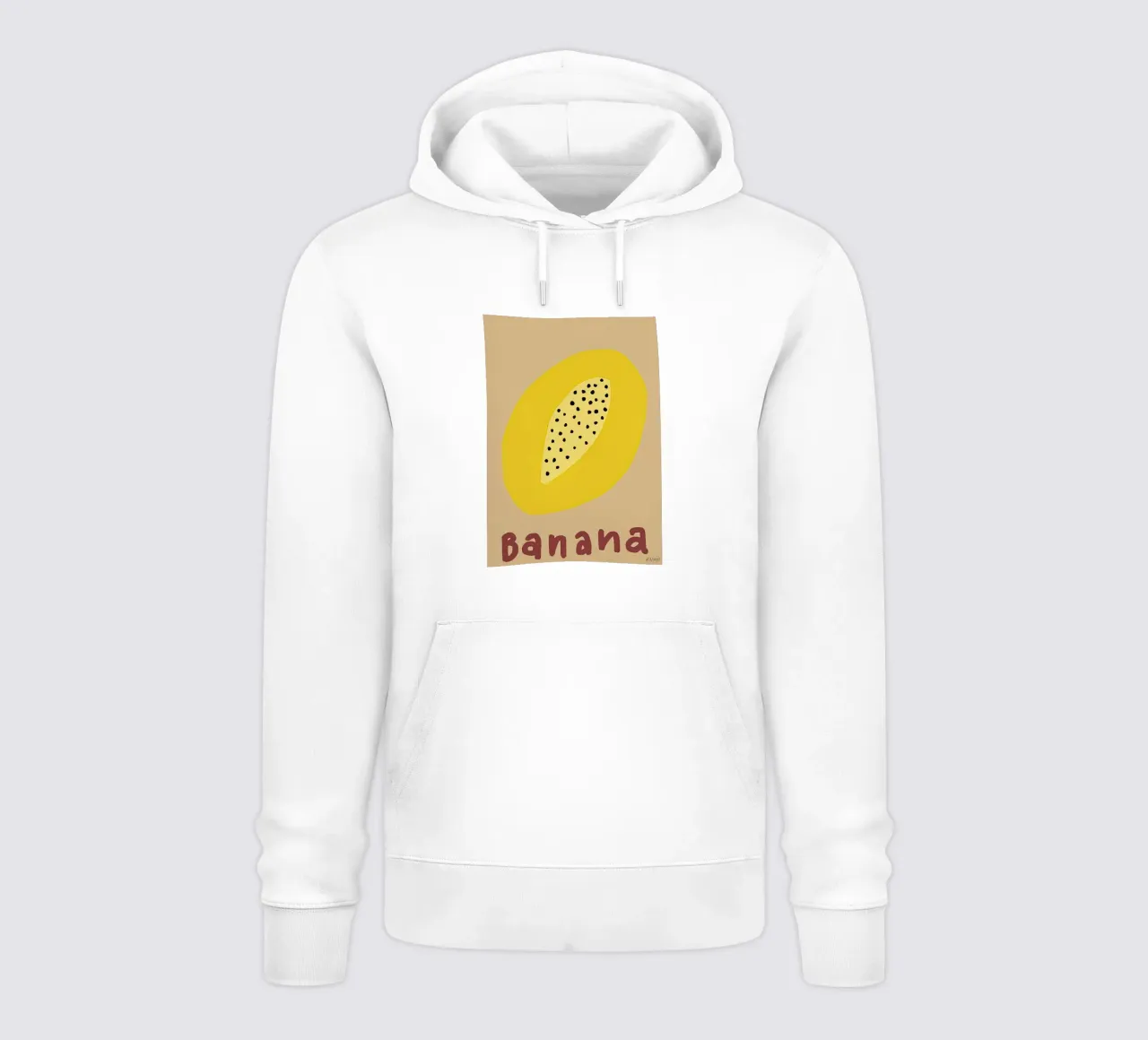 Banana felpa con cappuccio da carrie Shop