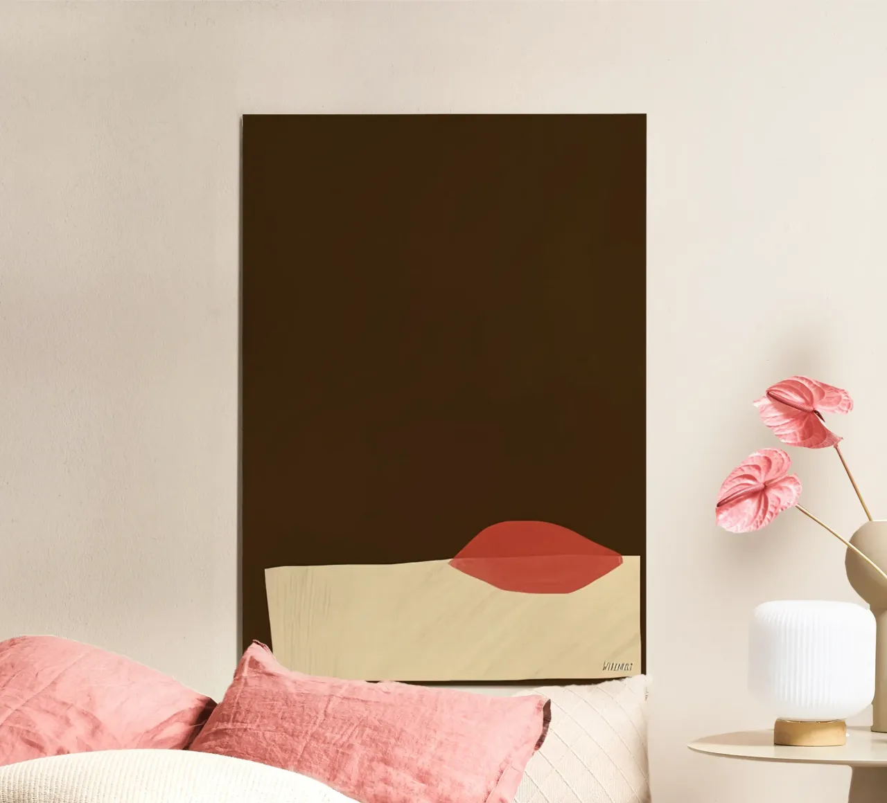 Beso poster con telaio in legno da carrie Shop