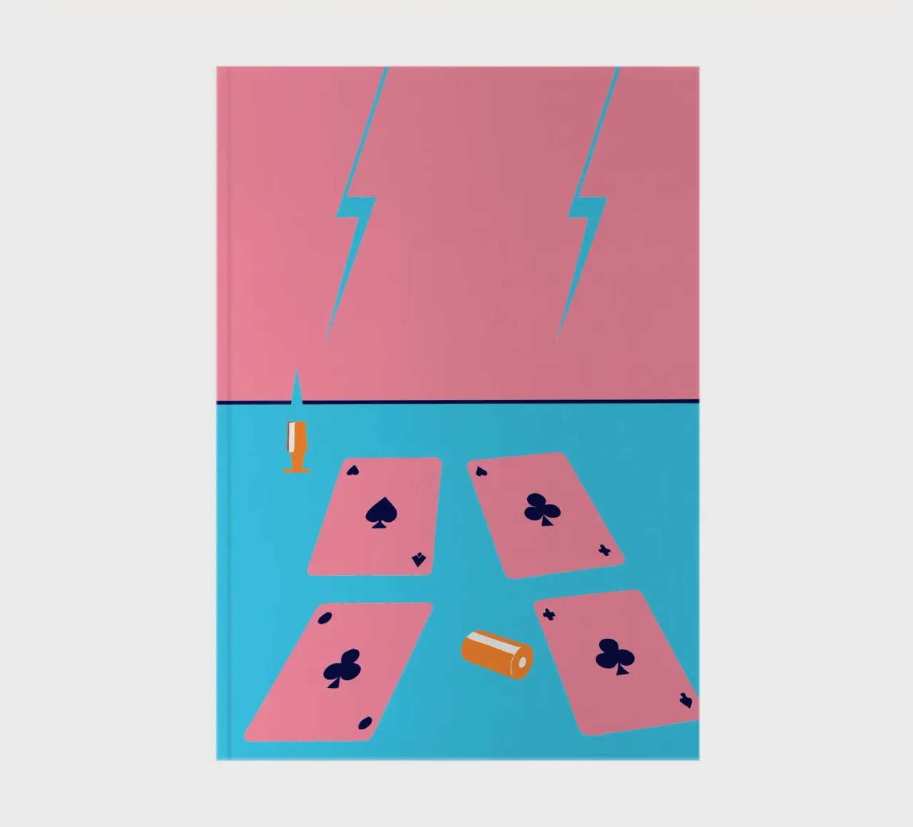 Playing cards notebook by TODAY'S SHOP