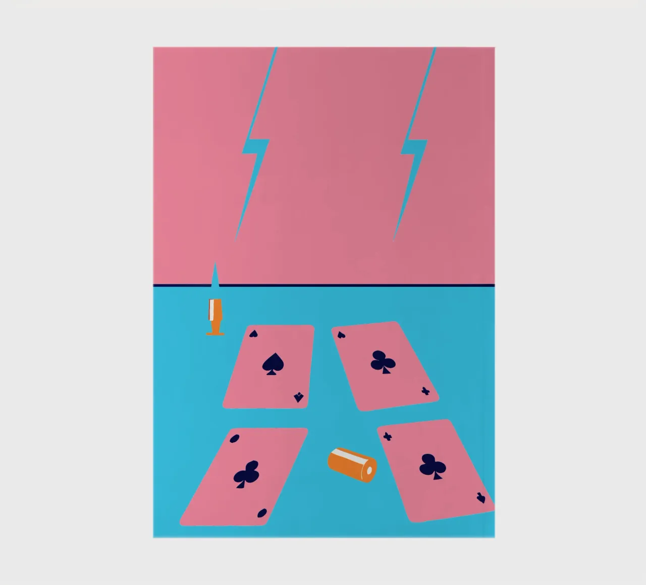 Playing cards notebook by TODAY'S SHOP