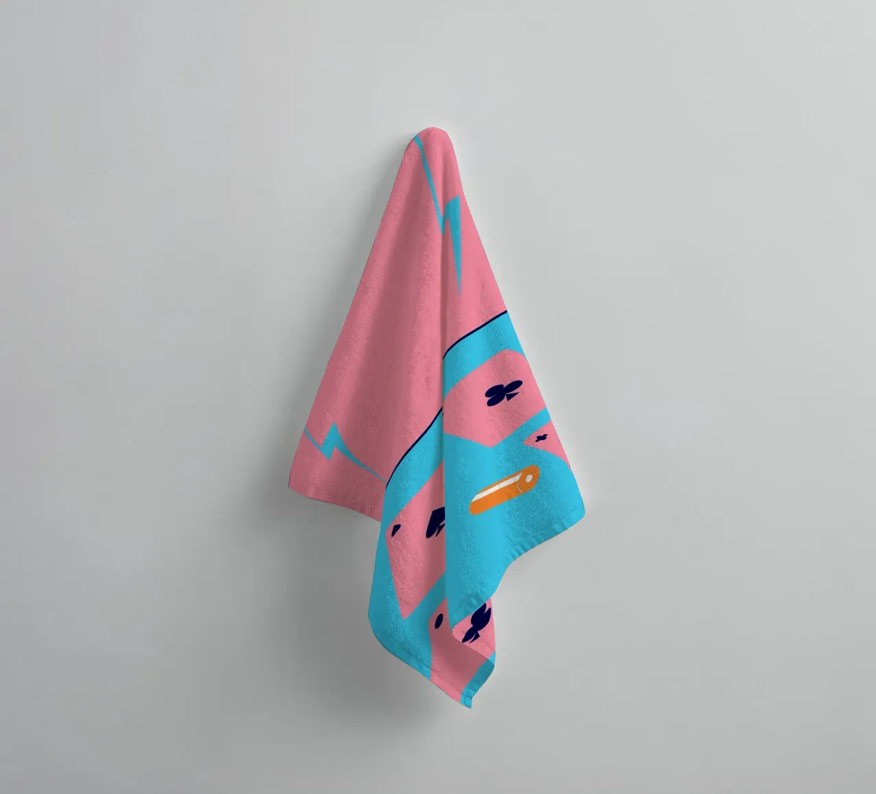 Playing cards towel by TODAY'S SHOP