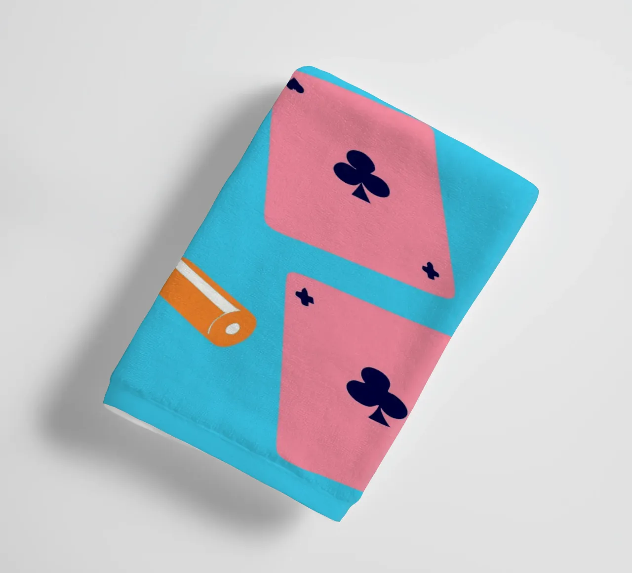 Playing cards towel by TODAY'S SHOP