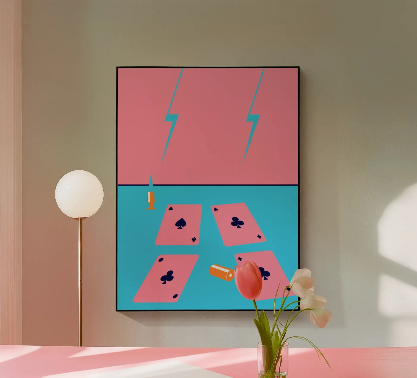 Spielkarten Acryl-Glas von TODAY'S SHOP