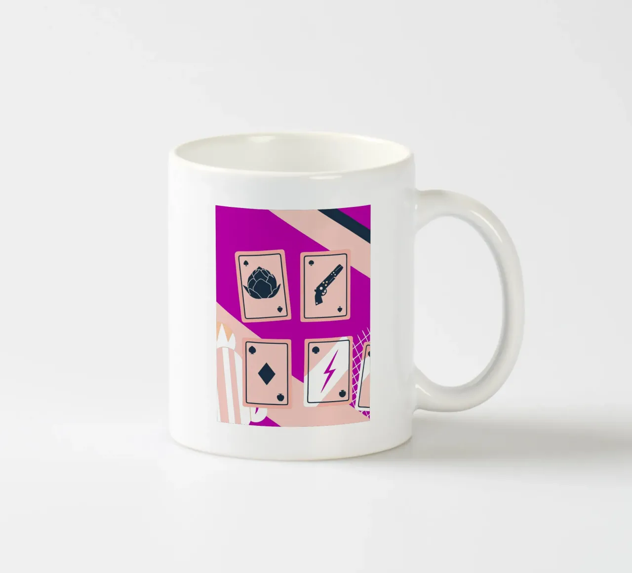 Carte da gioco tazza in ceramica da TODAY'S SHOP