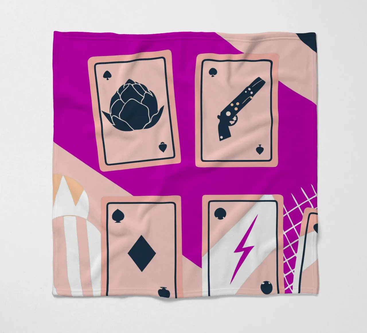 Carte da gioco coperta in pile da TODAY'S SHOP