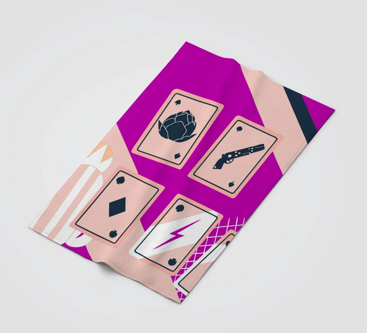 Carte da gioco coperta in pile da TODAY'S SHOP