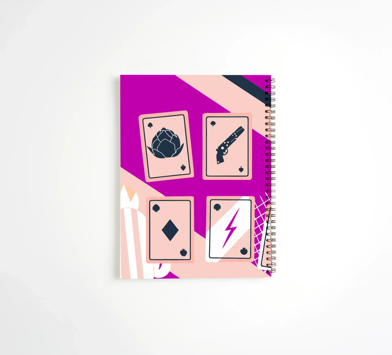 Playing cards spiral notebook by TODAY'S SHOP