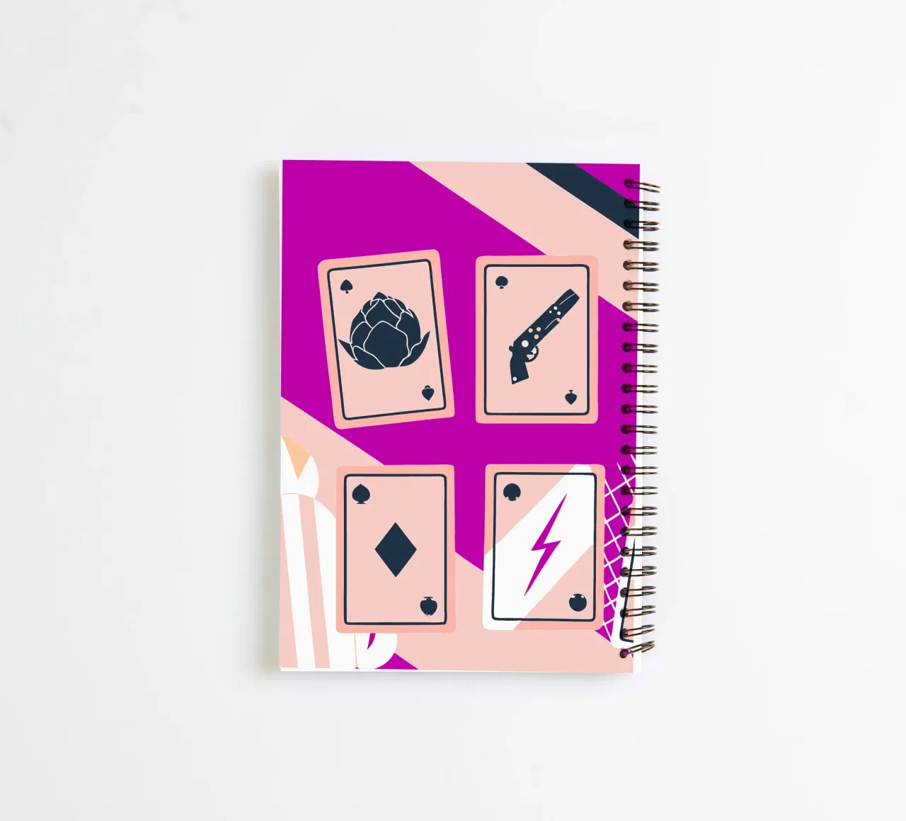 Playing cards spiral notebook by TODAY'S SHOP