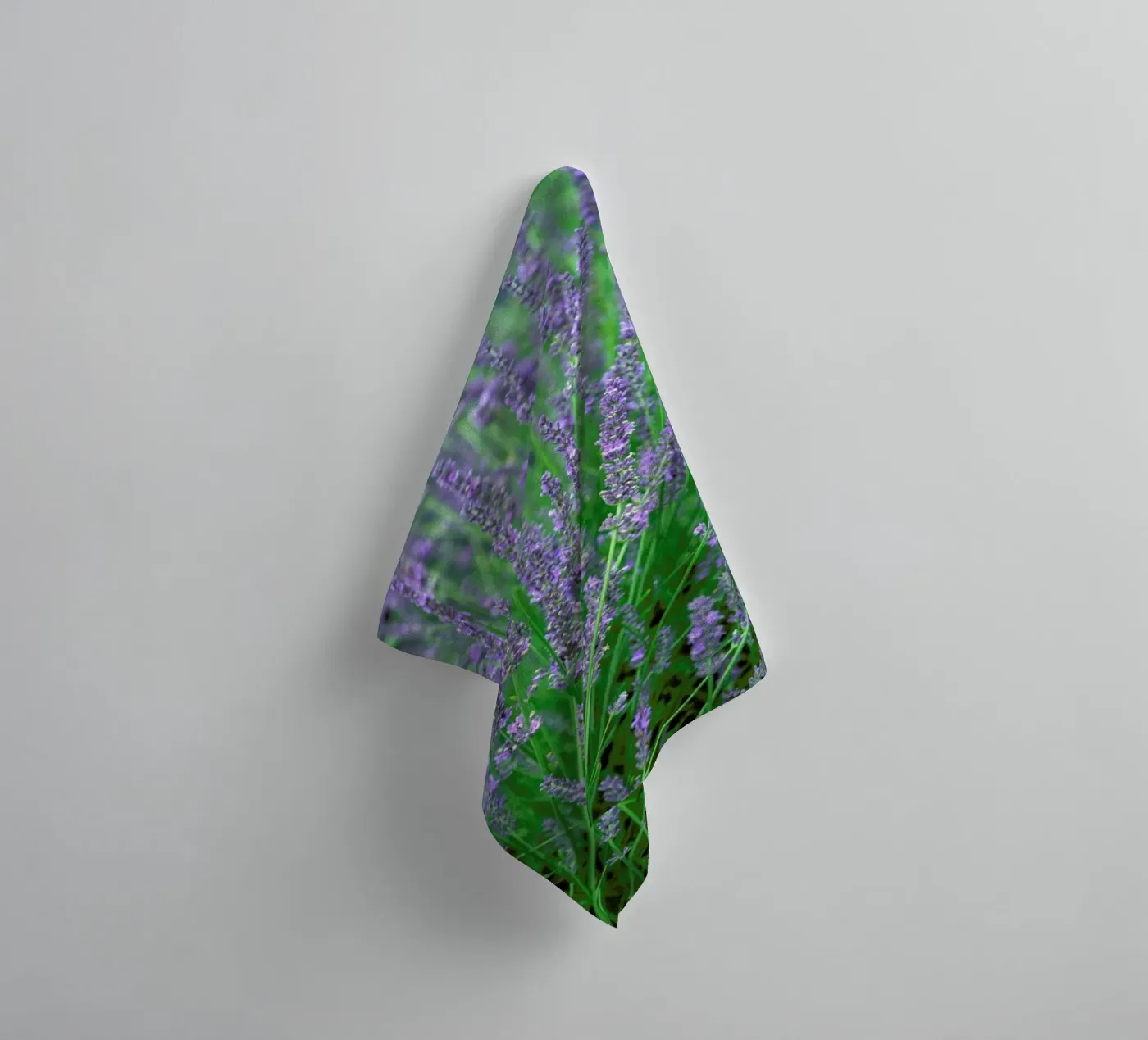 Lavender badhanddoek van Curious Collections by Marielle Leenders