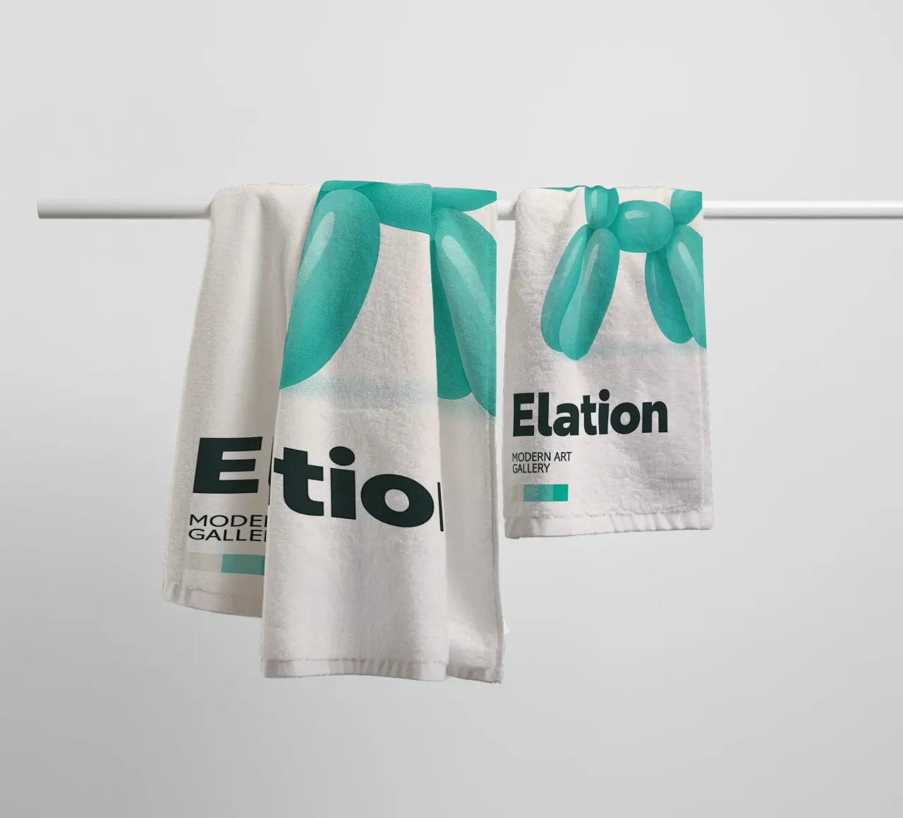 Balloon Dog – Mint Edition asciugamano da bagno da CNTRL