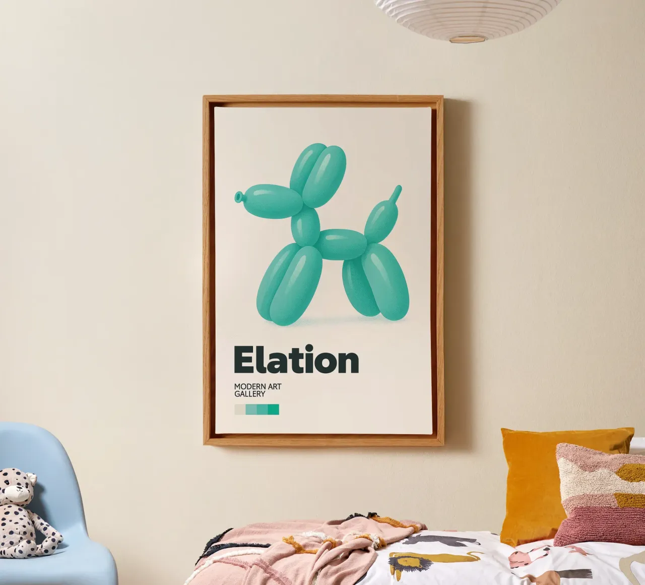 Balloon Dog – Mint Edition Leinwand von CNTRL