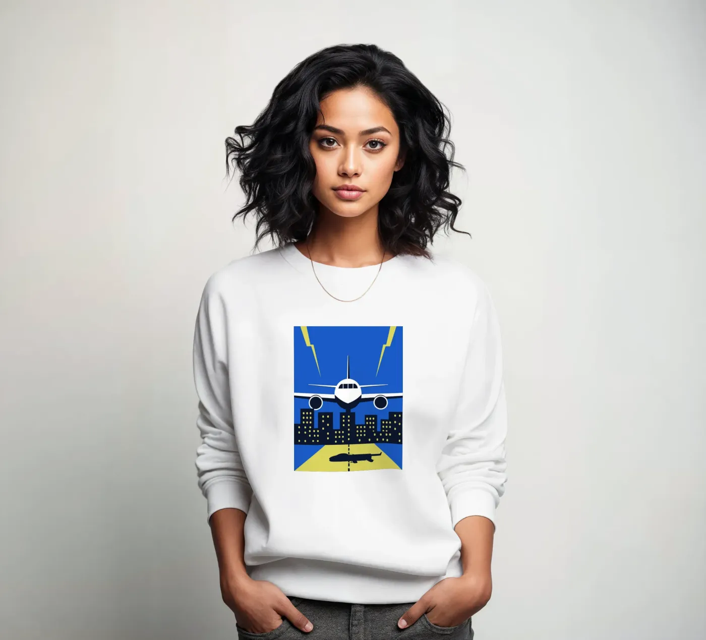 Airplane sweatshirt by TODAY'S SHOP