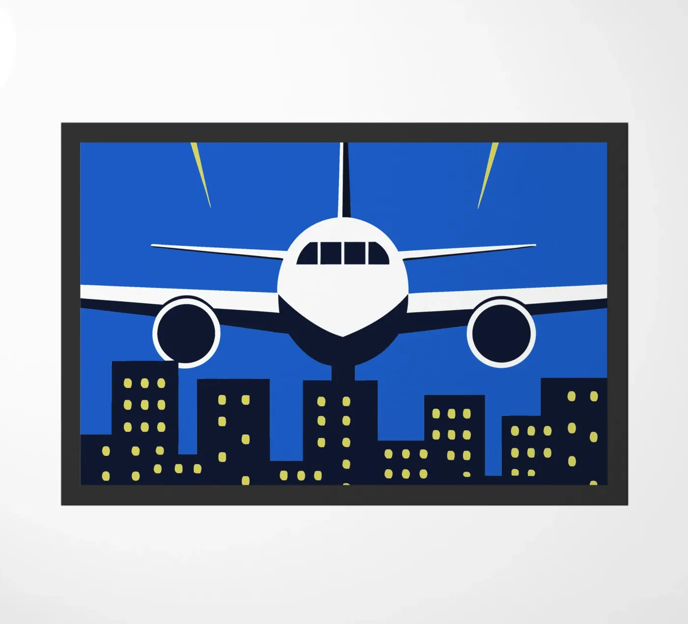 Airplane doormat by TODAY'S SHOP