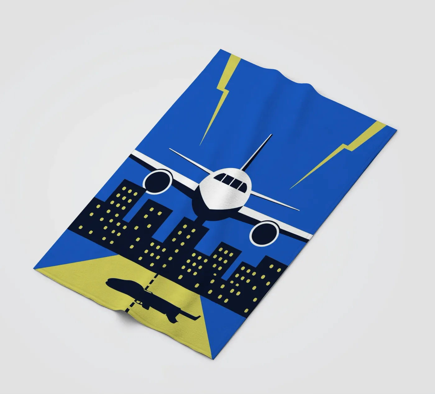 Flugzeug Fleecedecke von TODAY'S SHOP