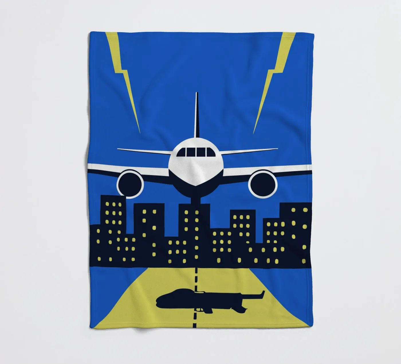 Flugzeug Fleecedecke von TODAY'S SHOP