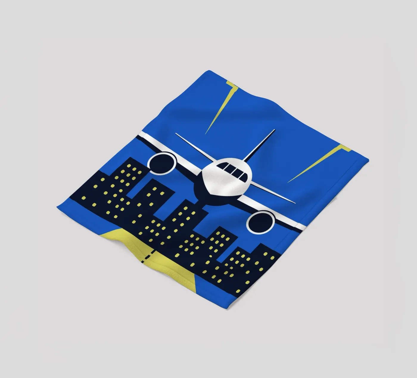 Flugzeug Fleecedecke von TODAY'S SHOP
