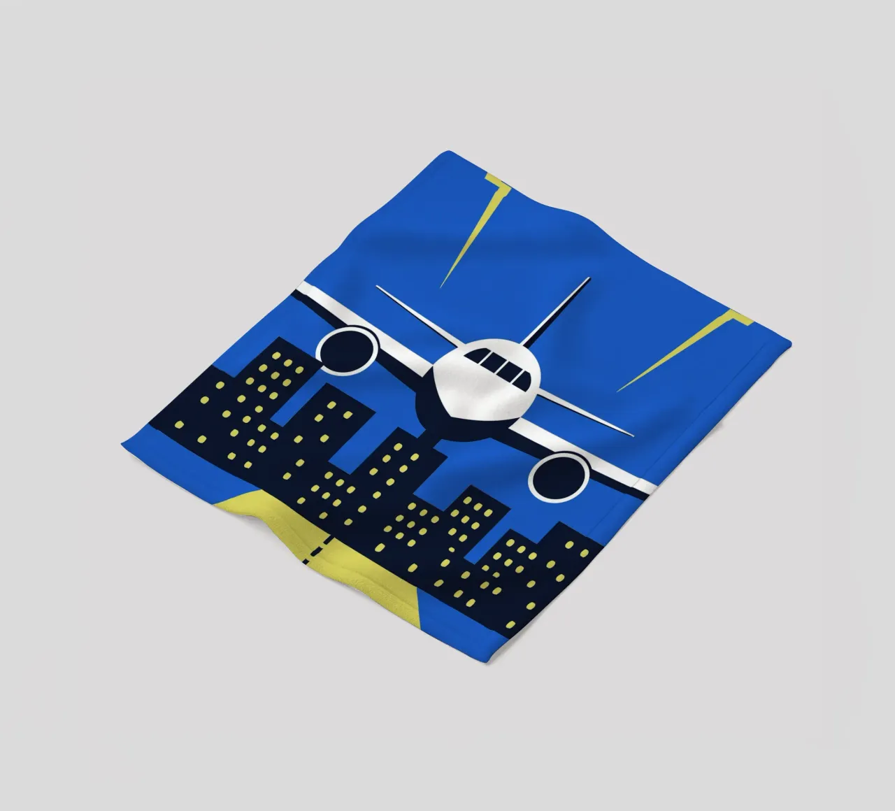 Vliegtuig fleecedeken van TODAY'S SHOP