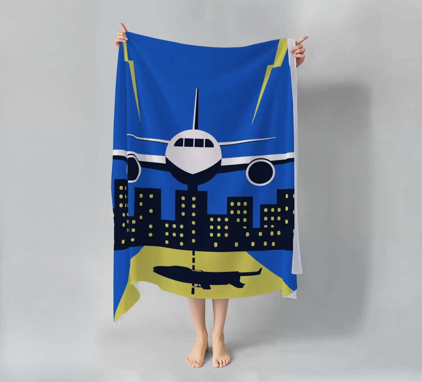 Avion serviette de plage de TODAY'S SHOP