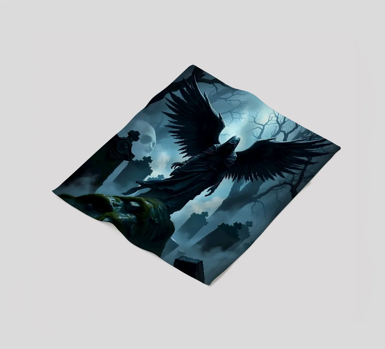Angel of Death fleece blanket by Anita's Dream