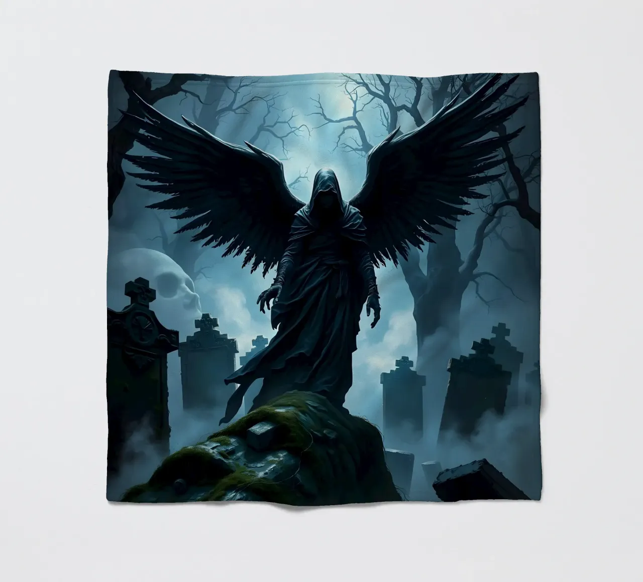 Angel of Death fleece blanket by Anita's Dream
