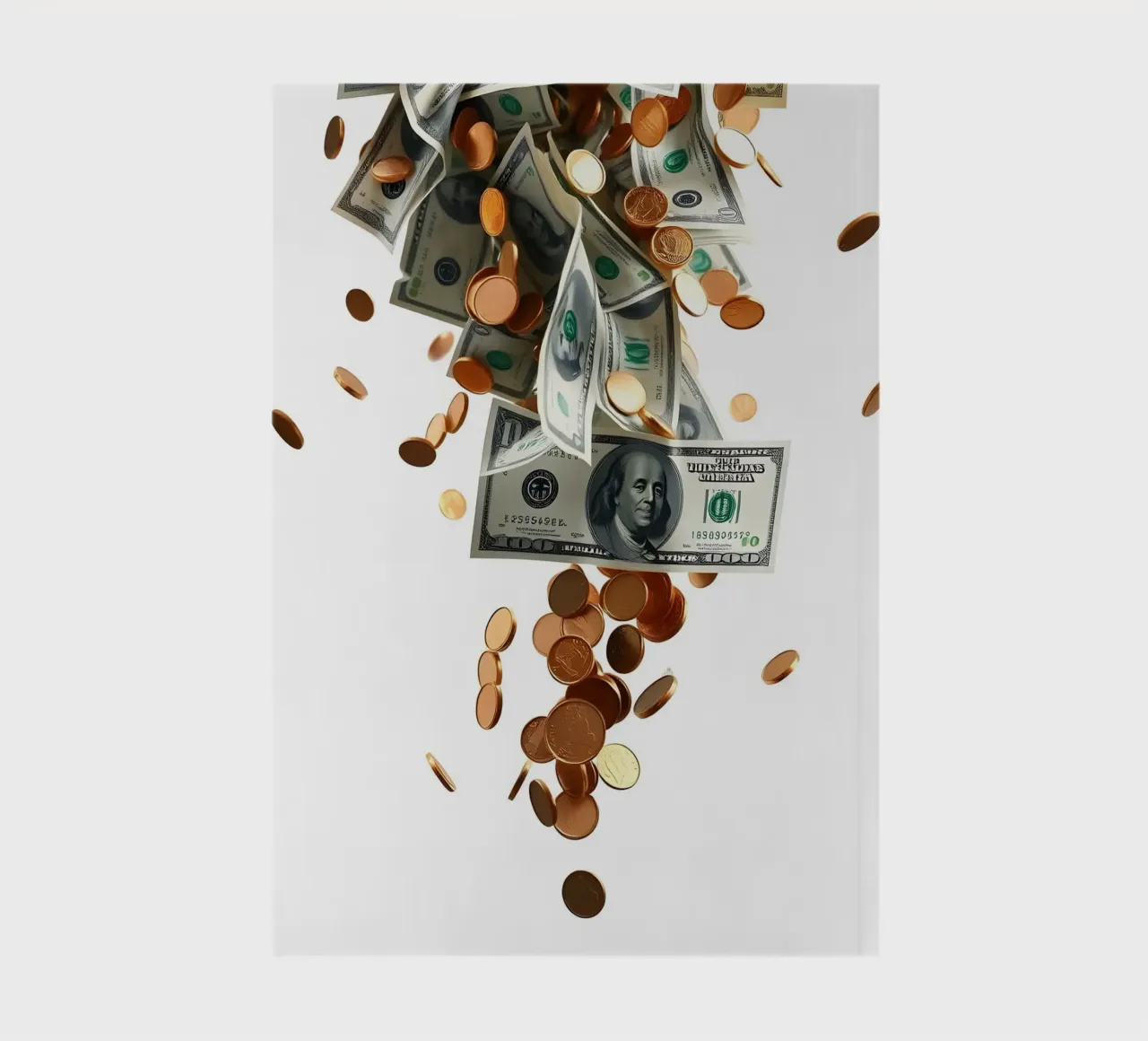 The Dollar in Free Fall notebook by Anita's Dream