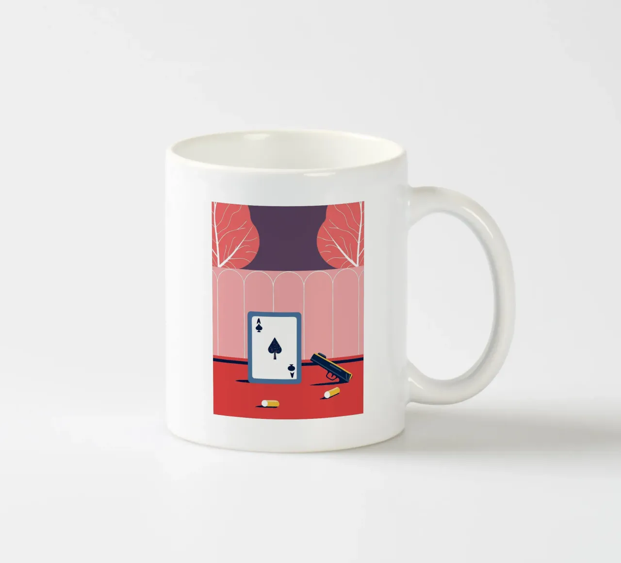 Pistole e carte tazza in ceramica da TODAY'S SHOP