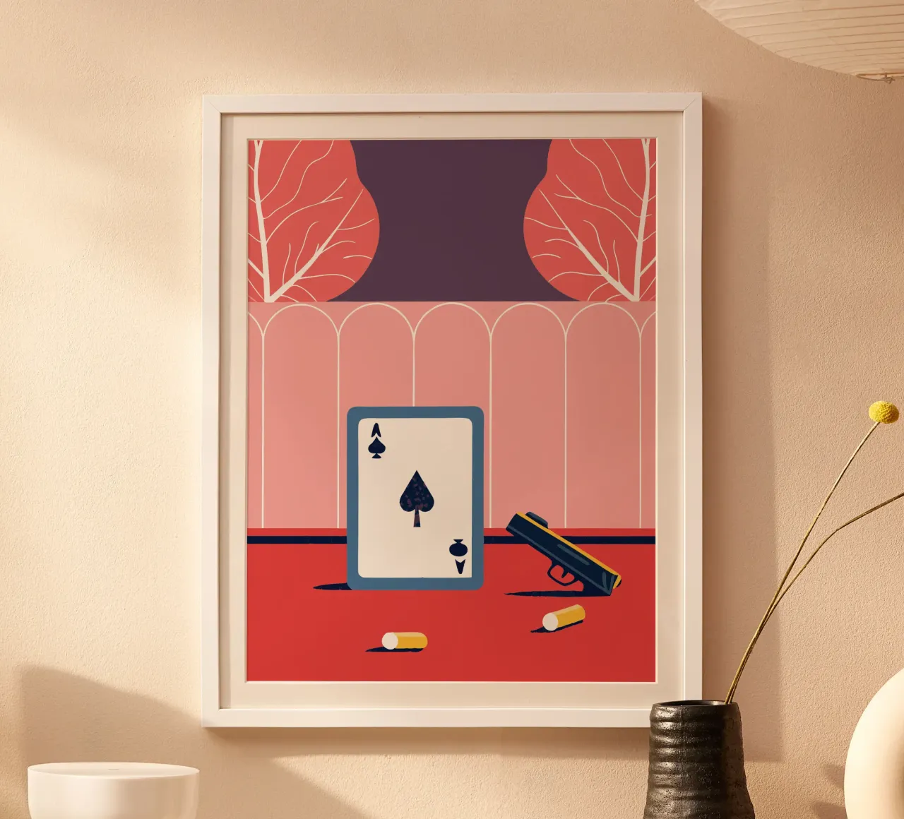 Pistole e carte poster con telaio in plastica da TODAY'S SHOP