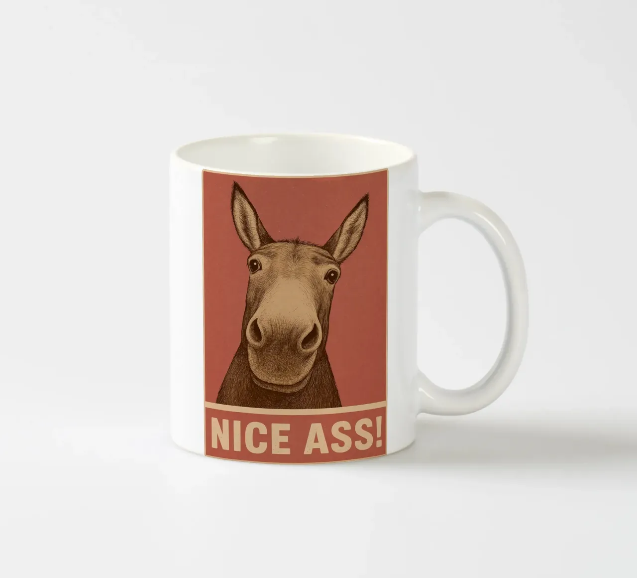 Lustiger Esel Netter Arsch Keramik Tasse von the gindils