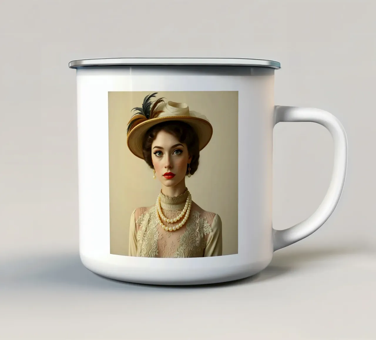 La bellezza del vecchio giorno tazza in smalto da Anita's Dream