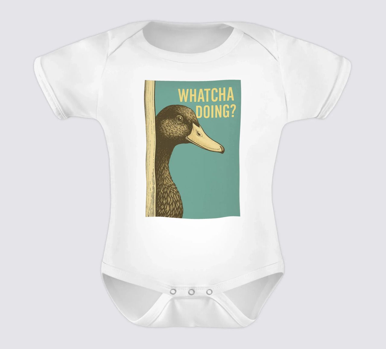 Funny Duck Whatcha Doing Funny Baño body de bebé de the gindils