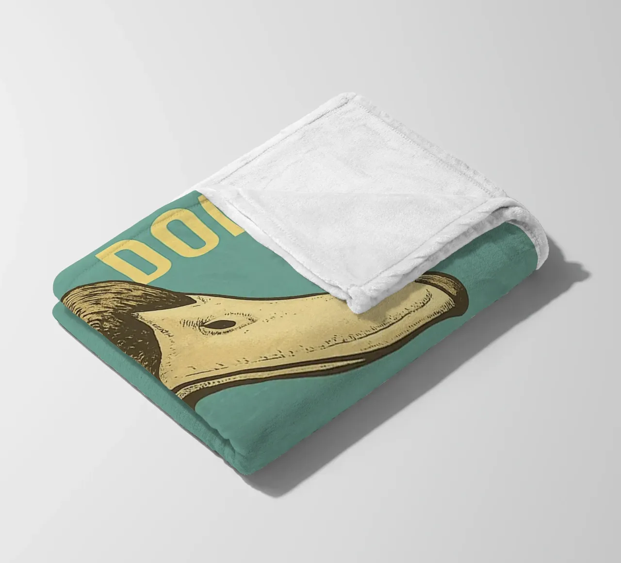 Funny Duck Whatcha Doing Funny Badezimmer Fleecedecke von the gindils
